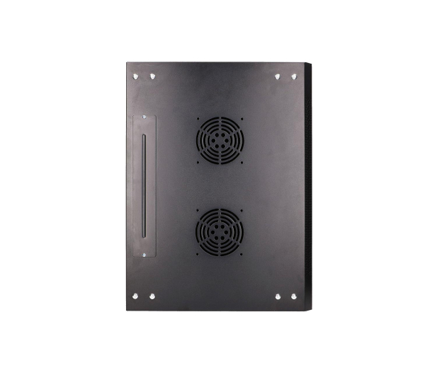 Extralink Szafka wisząca rack 4U 600x450 czarna szklane drzwi EX.2886 - 484910 - zdjęcie 9